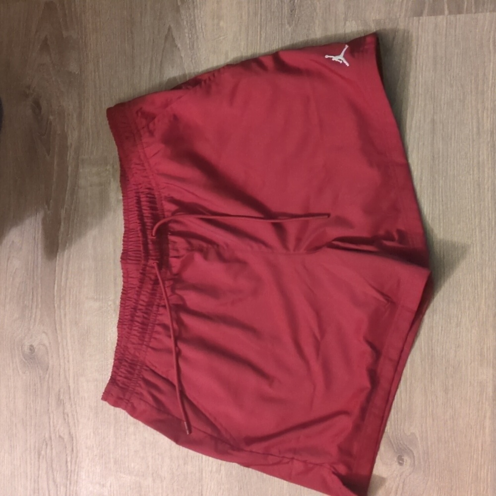 Jordan Dark Red Essentials 5" Poolside Shorts Size XXL